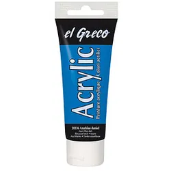 KREUL el Greco Acrylfarbe azurblau dunkel 75,0 ml