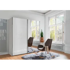 Wiemann Schwebetürenschrank Monaco 148,9 x 217 x 67 cm Weiß