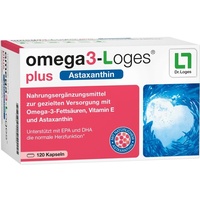 Omega 3-Loges plus Astaxanthin Kapseln 120 St.