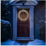 MARELIDA LED Kranz XL 60 cm Schwarz