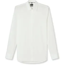 Olymp Businesshemd OLYMP No. Six super slim, Herren, Gr. 41, N-Gr, weiß, 97% Baumwolle, 3% Elastolefin, Hemden