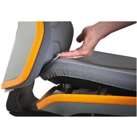 bimos Polsterelement Stoff schwarz für Arbeitsstuhl ESD Neon