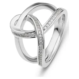 JETTE Damenring INFINITY 87745384 - silber - 57