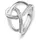 JETTE Damenring INFINITY 87745384 - silber - 57