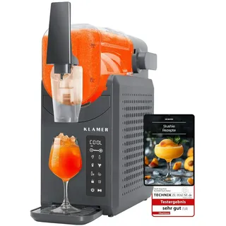 Klamer Slush Maschine, mit 5 voreingestellten Programmen: Slushie, Cocktail, Milchshake, Frappé, Wein, Automatische Reinigung, 2L Fassungsvolumen, Tu...