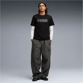Puma ESS Logo LAB Story 2 Tee schwarz L