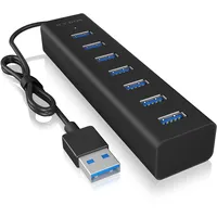 RaidSonic Icy Box IB-HUB1700-U3 USB-Hub, 7x USB-A 3.0, USB-A 3.0 [Stecker] (60819)