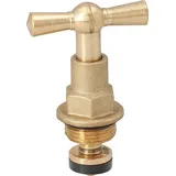 Schlösser Armaturen Knebel-Oberteil Messing DN 10, 3/8'