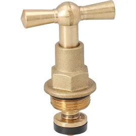 Schlösser Armaturen Knebel-Oberteil Messing DN 10, 3/8'