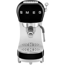 SMEG - Espresso Kaffeemaschine mit Siebträger ECF02, schwarz, TritanTM Renew