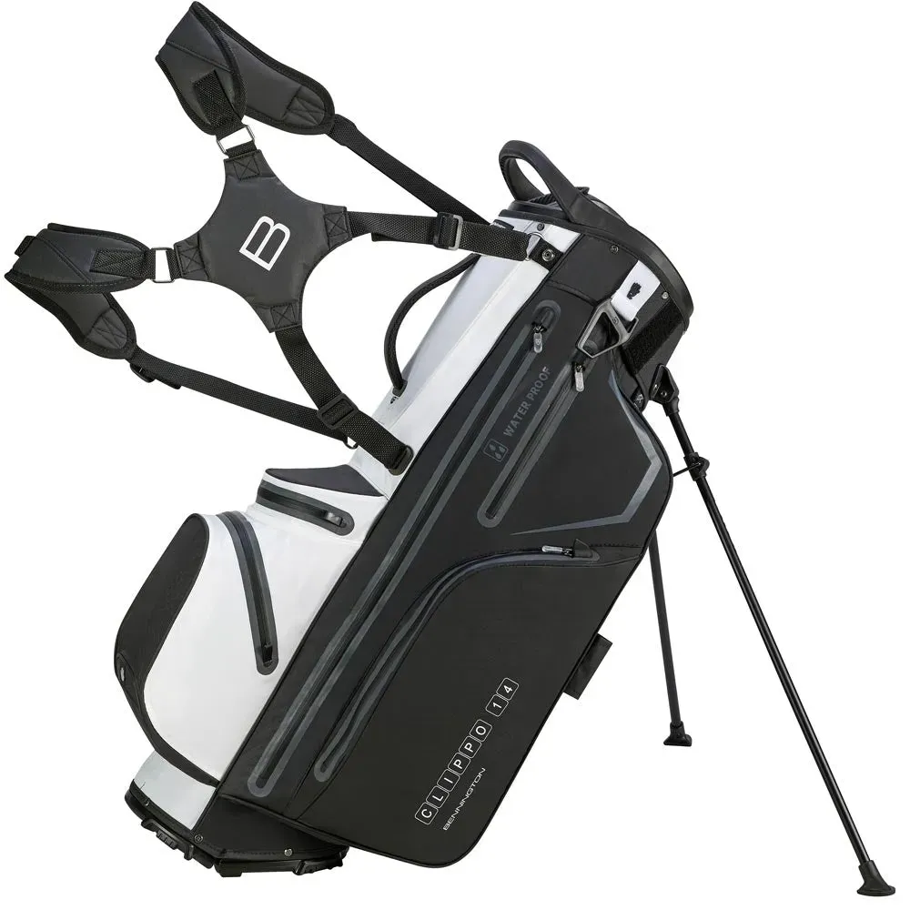 Bennington 14 Way Cliplok Organizer Waterproof Standbag - black/white/grey