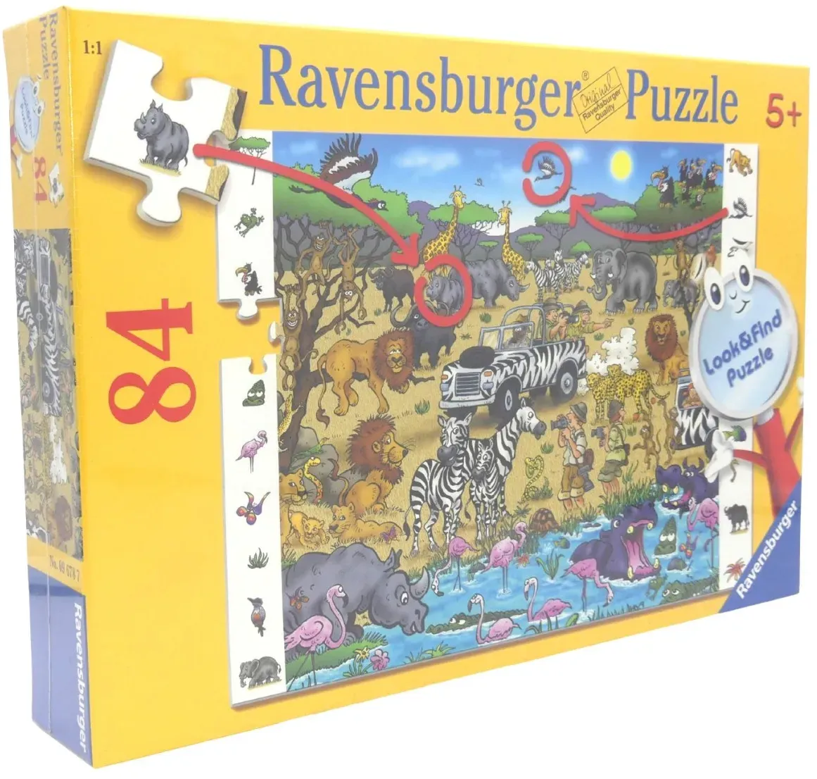 Ravensburger Puzzle Safari 49 x 36 cm 84 Teile NEU OVP