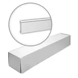 PROFHOME DECOR PROFHOME 653116-Box Sockelleisten 1 Karton Set mit 12 Fußleisten Weiß