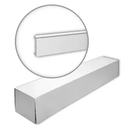 PROFHOME DECOR PROFHOME 653116-Box Sockelleisten 1 Karton Set mit 12 Fußleisten Weiß