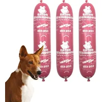 Posh 30x 900g Hundefutter Hundewurst | Hundefutter Riegel Nassfutter Premium Schwein getreidefrei alle Rassen Wurst TOP 27kg