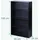 Relaxdays Bücherregal 60 x 108 x 24 cm Schwarz