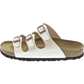 Birkenstock Damen Pantolette Florida Graceful schmal Beige, 36 - 36
