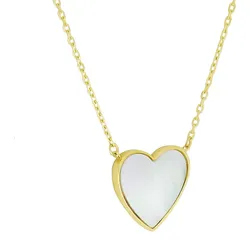 Fascination by Ellen K. Halskette 375/- Gold Perlmutt weiß Ketten   Damen 