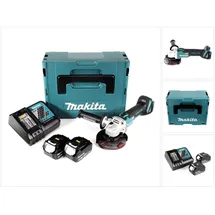 Makita DGA504RMJ inkl. 2 x 4,0 Ah + Makpac Gr. 3