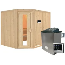 Karibu Malin inkl. 9 kW Ofen + ext. Steuerung