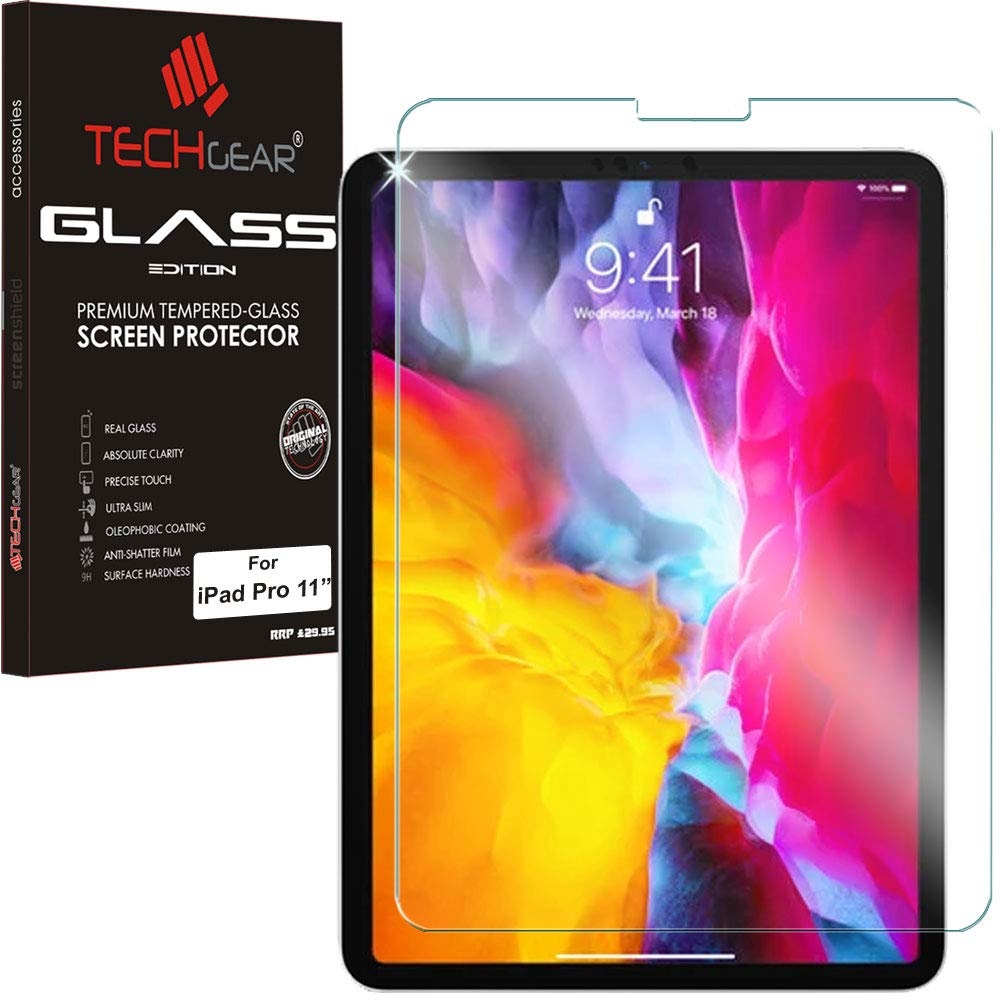 TECHGEAR Glas MATT Displayschutz iPad Pro 11 2022/2021/2020, iPad Air 5, Air 4 Schutzfolie Matt, Blendschutz, Gehärtetes Glass schutzfolie matt Kompatibel mit iPad Pro 11 (4. 3. 2. Generation)