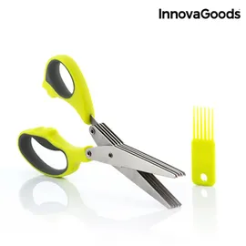 InnovaGoods Kräuterschere 5 in 1 - Gelb