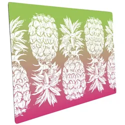 mySPOTTI Mini-Spritzschutz »Ananas White«, Aluverbund, Ananas