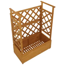 Mendler Hochbeet HWC-P67 114 x 85 x 44 cm Braun