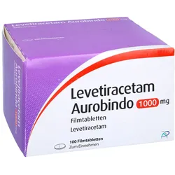 LEVETIRACETAM Aurobindo 1000 mg Filmtabletten 100 St