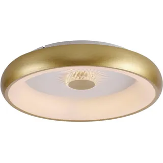 just light. LED-Deckenleuchte Vertigo Alu, Eisen, Stahl & Metall Gold Messing