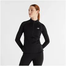 New Balance Damen Athletics Heat Grid 1/2 Zip schwarz