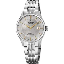 Festina Quarz Damen Swiss Made F20006/2 - grau,silber - 29.0mm