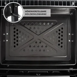 BBQ-Toro Holzkohlegrill schwarz