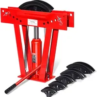 Vevor Rohrbiegemaschine hydraulisch, 12 Tonnen Rohrbieger mit 6 Matrizen