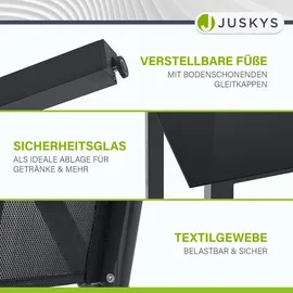 Juskys 	Milano Set 5-tlg. dunkelgrau
