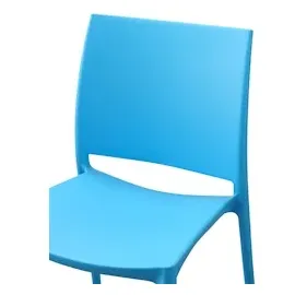 CLP Gartenstuhl Meton 42 x 42 x 81 cm blau 2 St.