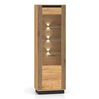 Feldmann-Wohnen Vitrine Urso (mit Tür, mit Einlegeböden, 1-St., moderne