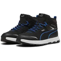 Puma Evolve Trail Jr Sneaker, Black-Hyperlink Blue, 36 EU