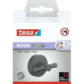 Tesa MOON GREY Bademantelhaken ohne Bohren