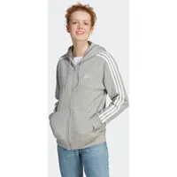 Adidas Essentials 3-Streifen French Terry Regular Kapuzenjacke Medium Grey Heather L