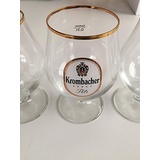 6x Krombacher Brüssel Schwenker Pils Gals Gläser 0,4l