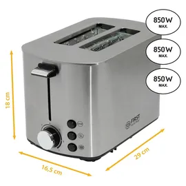 First Austria Toaster Edelstahl/Silber