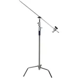 Kaiser C-Stand 330 Leuchtenstativ mit Galgenarm und Turtle-Base