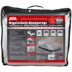 Faltgarage APA "APA 16168 Hagelschutz-Ganzgarage", silber (silberfarben), B:203cm H:119cm L:571cm, Polyester, Neopren, Planen, mit Gummizug L, 571 x 203 x 119cm
