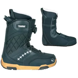 F2 Trans Damen Snowboard Softboots Park A-top Girl Easy Lock Gr. 36 Schwa Snowboardboots schwarz Gr. 36 (MP 23,0)