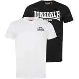 Lonsdale Yarnbrook schwarz 3XL