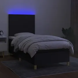 vidaXL Boxspringbett 100 x 200 cm Schwarz