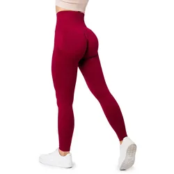 Leggings Push Up BLV50-255 - Rotwein - XL