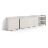 SKRAUT HOME Lowboard 207x50x35 cm Beige Holzwerkstoff