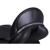 QHP Sattelschmuck Jewel Lupine WB Schwarz/Silber